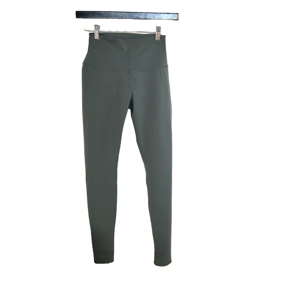 Alo Yoga High Waist Airbrush Leggings Sage Green Womens Size XXS RN87370